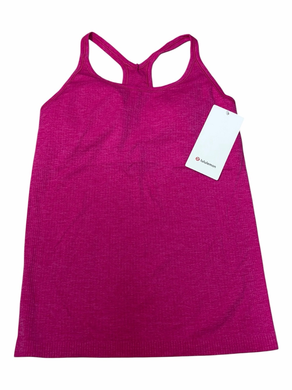 NWT Lululemon Ebb To Street Tank Top (Pink Flare) Size 10
